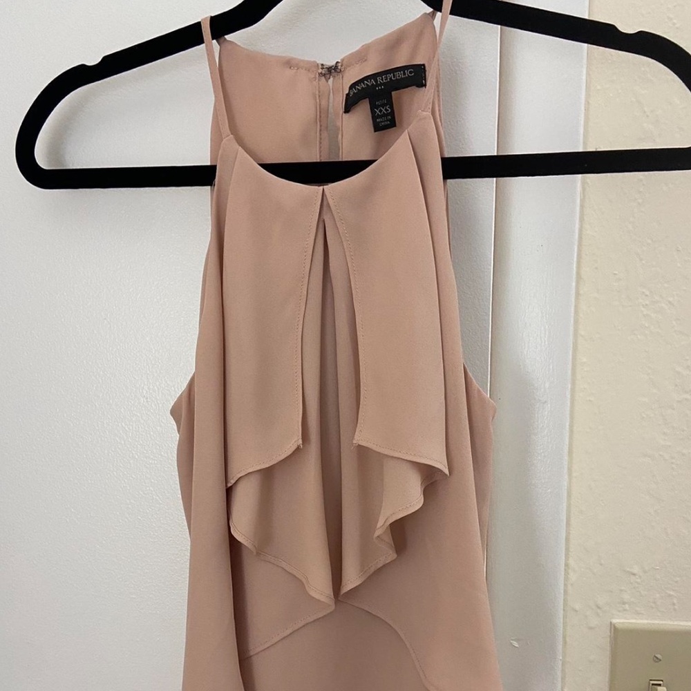 BANANA REPUBLIC light pink blouse.